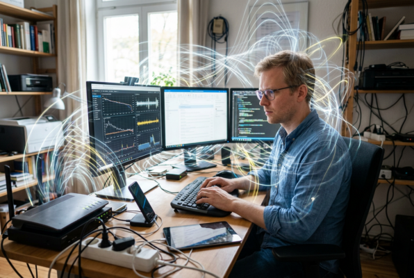 Elektrosmog im Homeoffice – Wolfgang Skischally über Belastungen am Heimarbeitsplatz